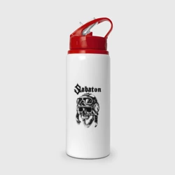 Бутылка для воды с трубочкой Sabaton