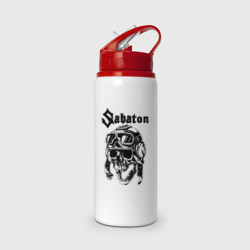 Бутылка для воды с трубочкой Sabaton
