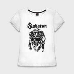 Женская футболка хлопок Slim Sabaton