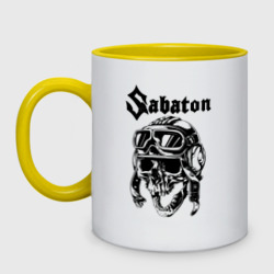 Кружка двухцветная Sabaton