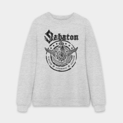 Мужской свитшот oversize без начеса хлопок Sabaton