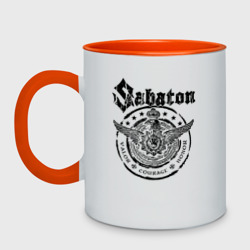 Кружка двухцветная Sabaton