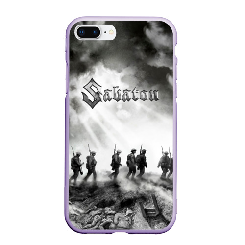 Чехол для iPhone 7Plus/8 Plus матовый Sabaton, цвет светло-сиреневый