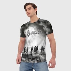 Мужская футболка 3D Sabaton - фото 2