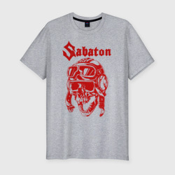 Мужская футболка хлопок Slim Sabaton
