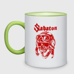 Кружка двухцветная Sabaton