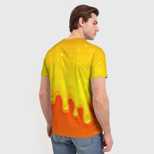 Мужская футболка 3D с принтом Brawl Stars   Поко, вид сзади #2