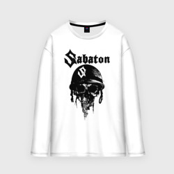 Мужской лонгслив oversize хлопок Sabaton