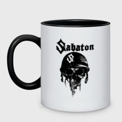 Кружка двухцветная Sabaton