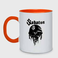 Кружка двухцветная Sabaton