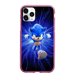 Чехол для iPhone 11 Pro Max матовый Sonic