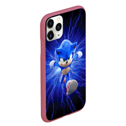 Чехол для iPhone 11 Pro Max матовый Sonic - фото 2
