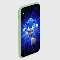 Чехол для iPhone XS Max матовый Sonic - фото 2