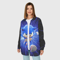 Женская рубашка oversize 3D Sonic - фото 2