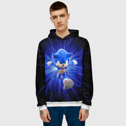 Мужская толстовка 3D Sonic - фото 2