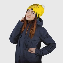 Шапка 3D c помпоном Pikachu: Pika Pika - фото 2