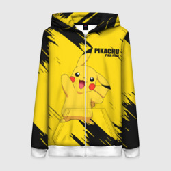 Женская толстовка 3D на молнии Pikachu: Pika Pika