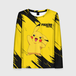 Женский лонгслив 3D Pikachu: Pika Pika