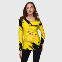 Женский лонгслив 3D Pikachu: Pika Pika - фото 2