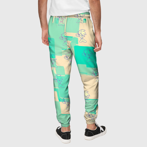 Мужские брюки 3D sonik, цвет 3D печать - фото 5
