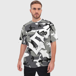 Мужская футболка oversize 3D Камуфляж Sabaton - фото 2