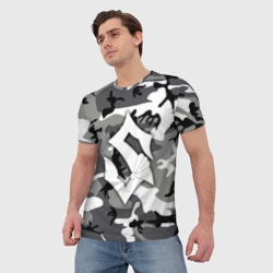 Мужская футболка 3D Камуфляж Sabaton - фото 2