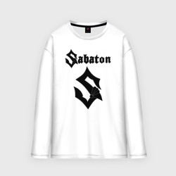 Мужской лонгслив oversize хлопок Sabaton