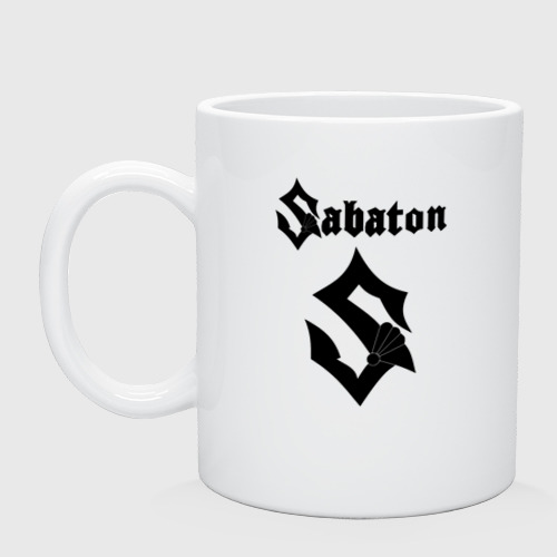 Кружка керамическая Sabaton, цвет белый