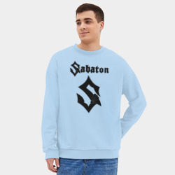 Мужской свитшот oversize без начеса хлопок Sabaton - фото 2