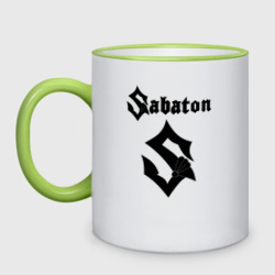 Кружка двухцветная Sabaton