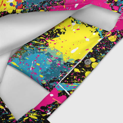 Пляжная сумка 3D Панда хипстер в брызгах краски - фото 4
