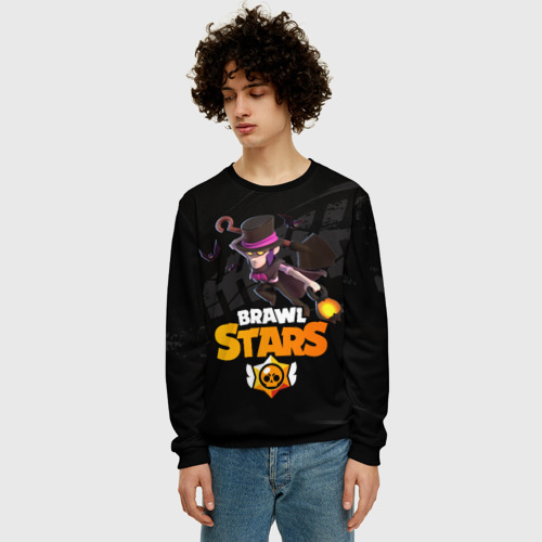 Мужской свитшот 3D Brawl Stars  Mortis , цвет черный - фото 3
