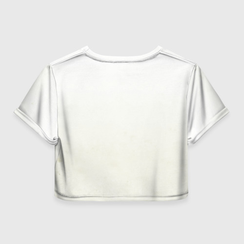 Женская футболка Crop-top 3D Marshmello, цвет 3D печать - фото 2