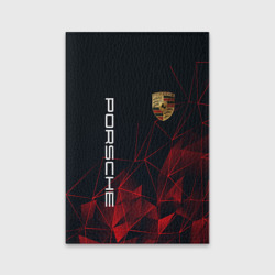 Обложка для паспорта матовая кожа Porsche Порш