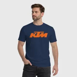 Мужская футболка хлопок KTM КТМ Лого - фото 2