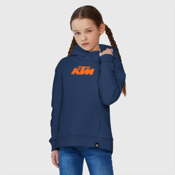 Детское худи Oversize хлопок KTM КТМ Лого - фото 2