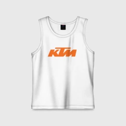Детская майка хлопок KTM КТМ Лого