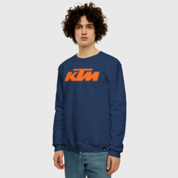 Мужской свитшот хлопок KTM КТМ Лого - фото 2