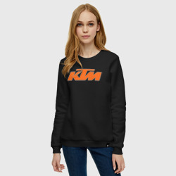 Женский свитшот хлопок KTM КТМ Лого - фото 2