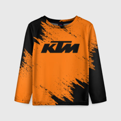 Детский лонгслив 3D КТМ KTM