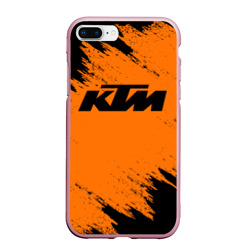 Чехол для iPhone 7Plus/8 Plus матовый КТМ KTM