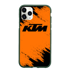 Чехол для iPhone 11 Pro Max матовый КТМ KTM
