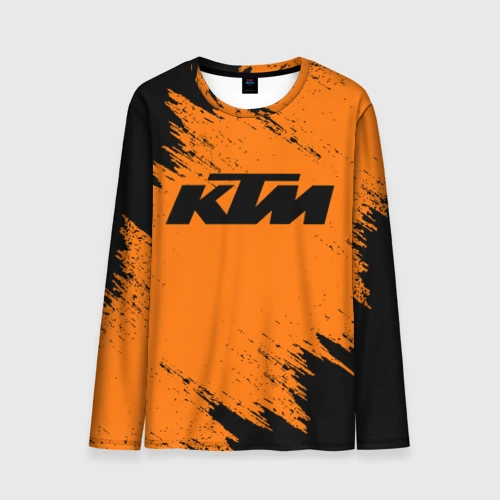 Мужской лонгслив 3D КТМ KTM