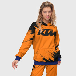 Женский костюм с толстовкой 3D КТМ KTM - фото 2