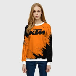 Женский свитшот 3D КТМ KTM - фото 2