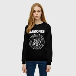 Женский свитшот 3D Ramones Рамонес - фото 2