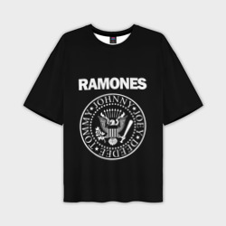 Мужская футболка oversize 3D Ramones Рамонес