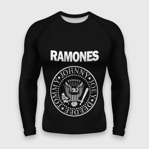 Мужской рашгард 3D Ramones Рамонес, цвет 3D печать