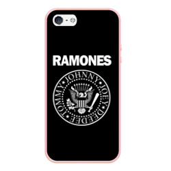 Чехол для iPhone 5/5S матовый Ramones Рамонес