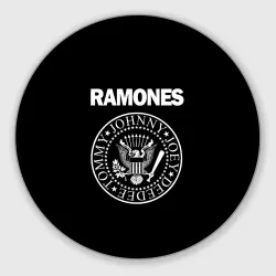 Круглый коврик для мышки Ramones Рамонес